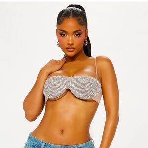 Crystal Rhinestone Bra🖤